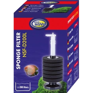AQN NSF-D200L FILTR GĄBKOWY Z WYLOTEM ZWIĘKSZAJĄCY
