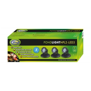 AQN NPL2-LED3 WODOODPORNA LAMPA LED  3X2,2W 12V
