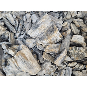 WIO GREY FOSSIL WOOD STONE 10-30CM 1KG